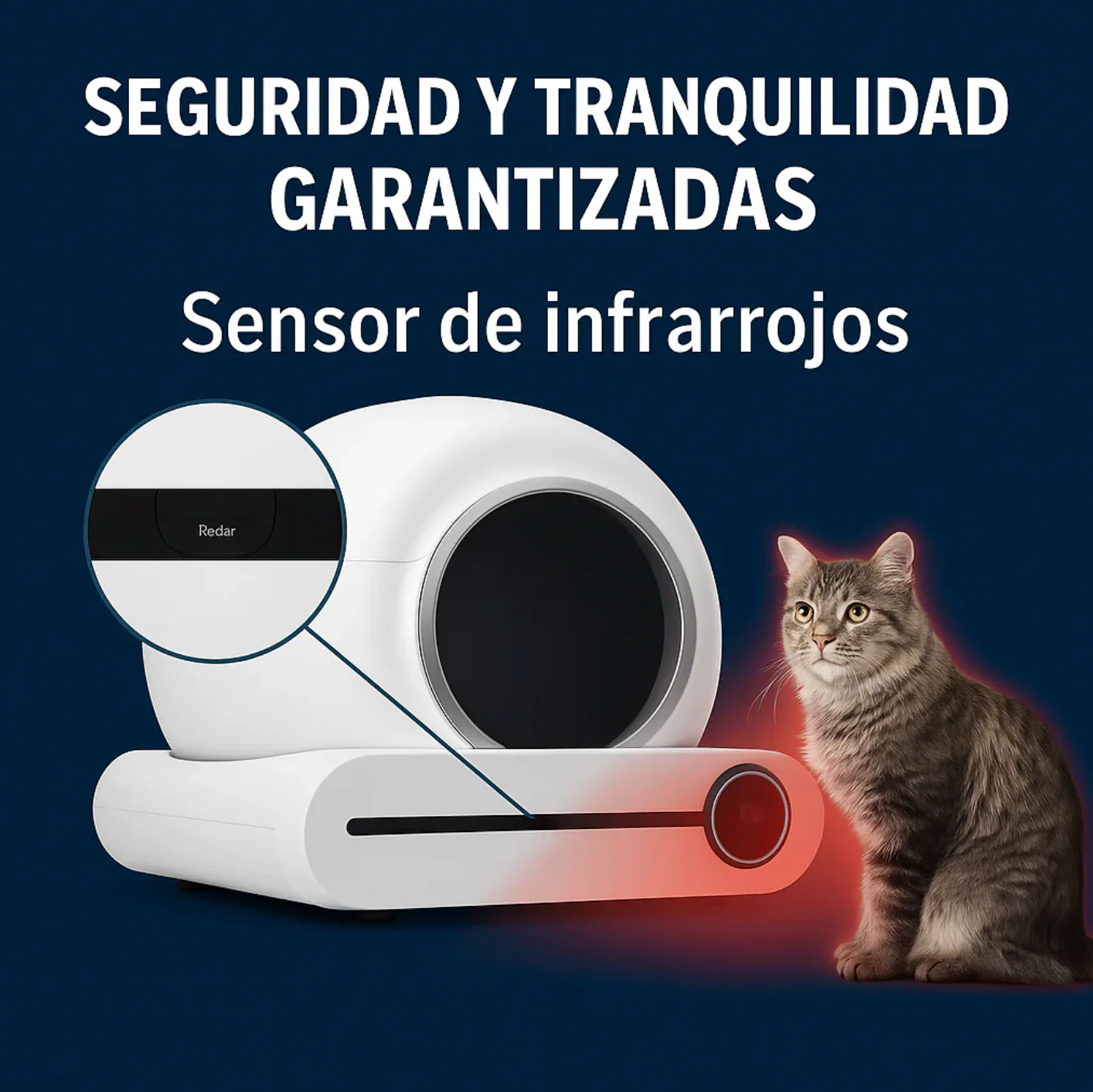 Liora - El Arenero Inteligente que se Limpia Solo